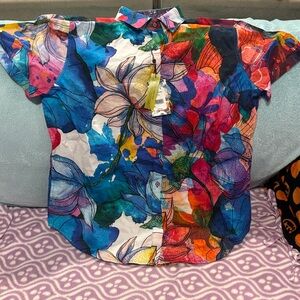 Robert Graham Multicolor Sip n’ Dip Floral Shirt